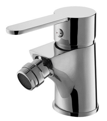 Bateria umywalkowa z obrotowym chromowanym mosiądzem o 360 °