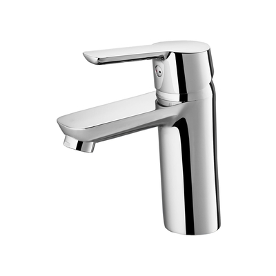 Chromowana bateria umywalkowa z pojedynczym otworem Monoblokowy kran do wanny Ultra Durable