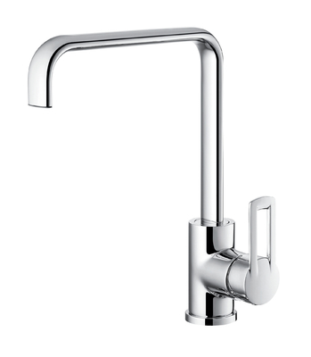 OEM Stylowa bateria kuchenna z pojedynczym otworem Komercyjne zlewozmywaki o wysokości 304 mm